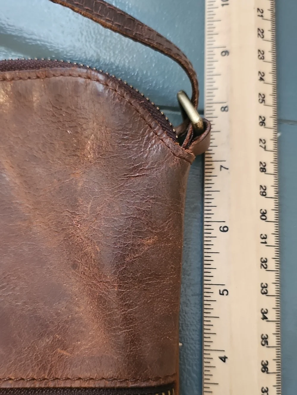 E-Zone Vintage Brown Leather Crossbody Bag - Classic Unsex Bag